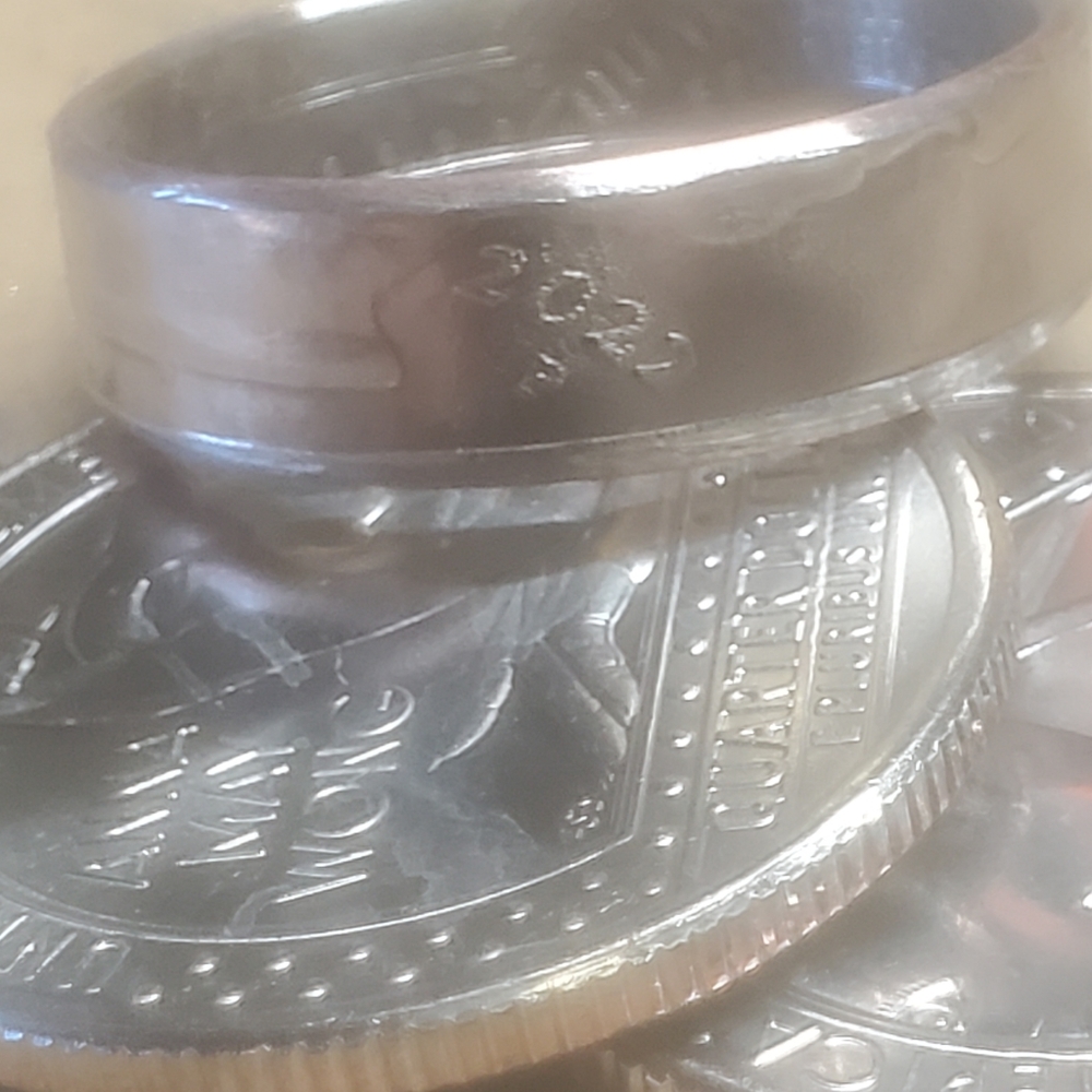 2022 quarter dollar coin ring